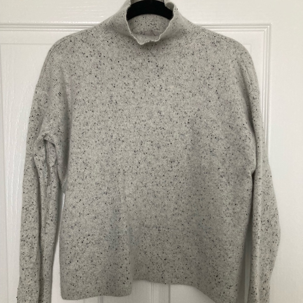 Everlane boxy turtleneck cashmere sweater